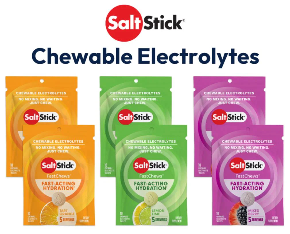 SaltStick Chewable Electrolyte Tablets - Fast Acting Hydration - Varie ...
